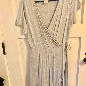 faux wrap dress